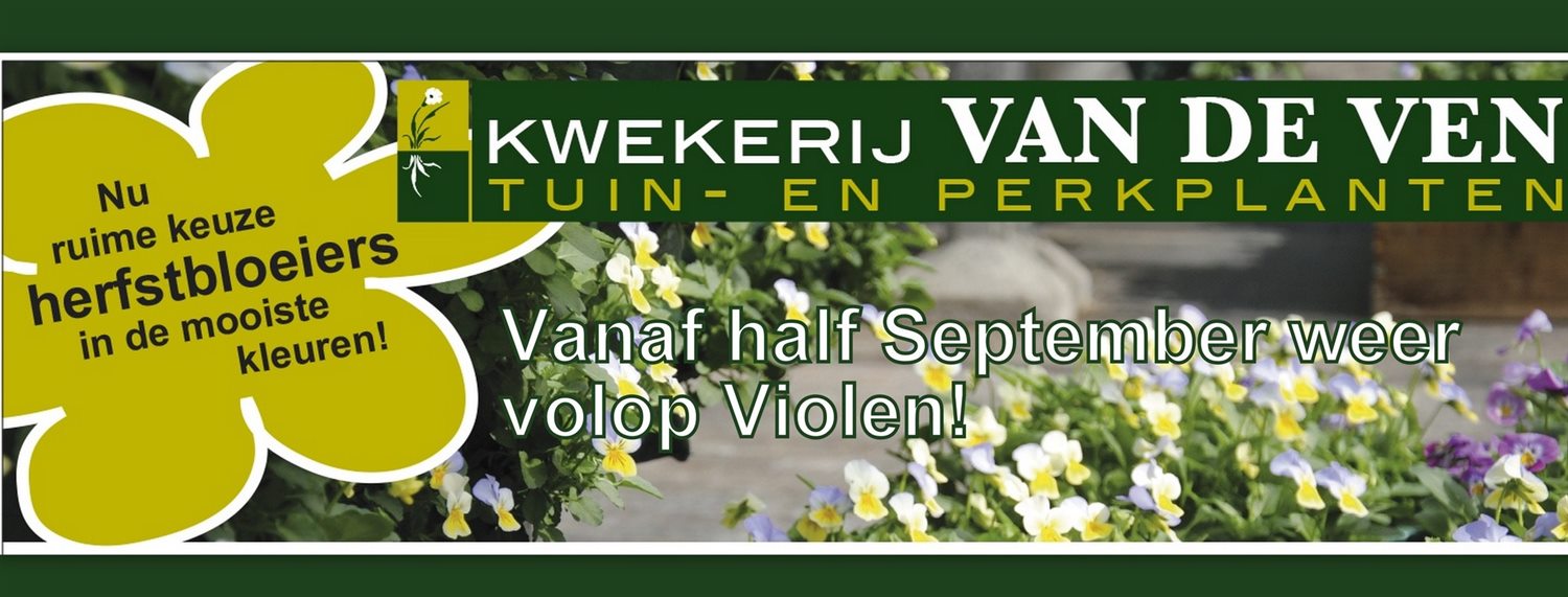 Advertenties Najaar herfstbloeiers september